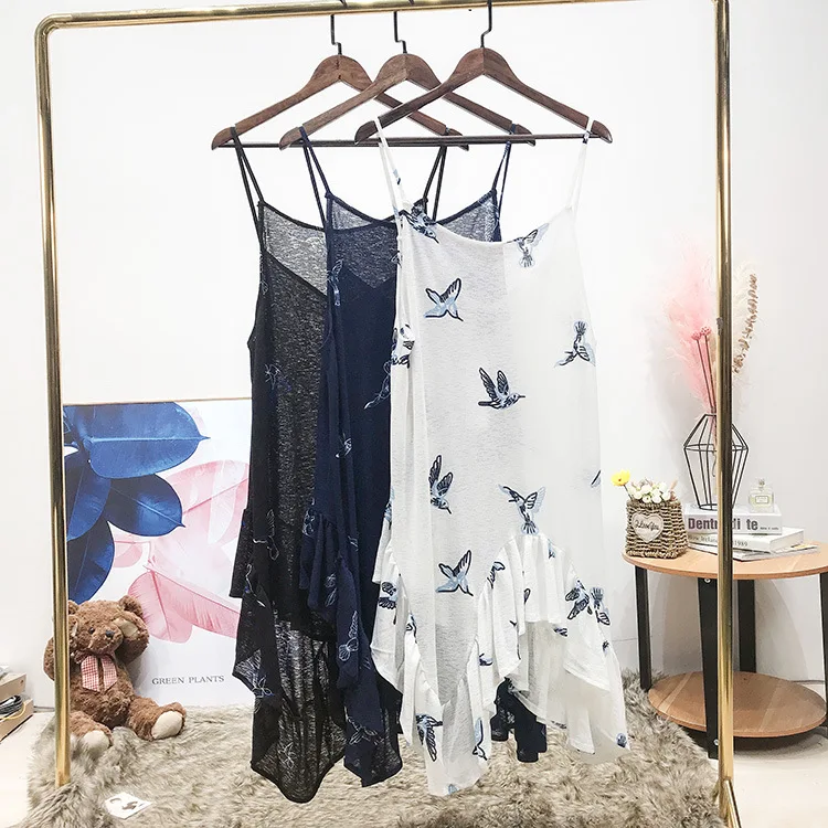 Stock Women's Dress Processing 2019 Summer Korean-style Girl'S Versatile Knitted Slip Dress 6.12
Stock Women's Dress Processing 2019 Summer Korean-style Girl'S Versatile Knitted Slip Dress 6.12