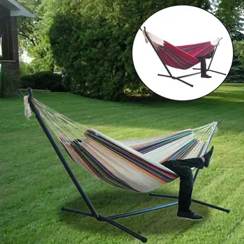 200x150cm Large For Bedroom Hanging Sleeping Canvas Hammock Foldable Portable Thicken Widened Garden Stripe Without Stand
200x150cm Large For Bedroom Hanging Sleeping Canvas Hammock Foldable Portable Thicken Widened Garden Stripe Without Stand