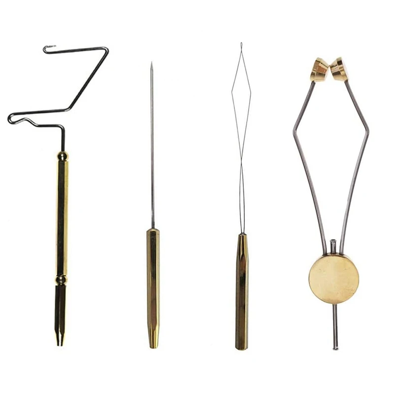 4Pcs Fly Tying Tools Kit Fly Tying Whip Finisher Knot, Fly Tying, Fly Tying Bobbin Thread Holder, Disc Bobbin Threader
4Pcs Fly Tying Tools Kit Fly Tying Whip Finisher Knot, Fly Tying, Fly Tying Bobbin Thread Holder, Disc Bobbin Threader
