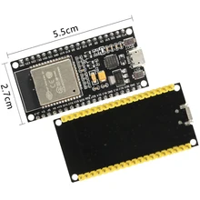 ESP-32 Development Board Wireless ESP32 WiFi Bluetooth Dual Core CP2104 Filters Power Module 2.4GHz RF For Arduino Nodemcu
ESP-32 Development Board Wireless ESP32 WiFi Bluetooth Dual Core CP2104 Filters Power Module 2.4GHz RF For Arduino Nodemcu