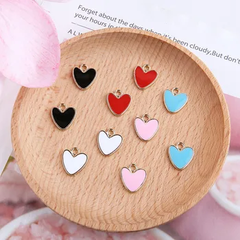 New Arrival 14*17mm Gold Tone Enamel Alloy Heart charms DIY Jewelry Findings Ornament Accessory Fashion Earring Pendant 50pcs
New Arrival 14*17mm Gold Tone Enamel Alloy Heart charms DIY Jewelry Findings Ornament Accessory Fashion Earring Pendant 50pcs