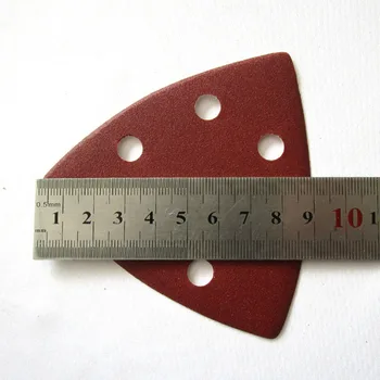 50pcs 90mm Triangular Sanding Paper 6 Hole Sandpaper Sand Sheet fit for Oscillating Abrasive Tool Grit 60 80 120 240
50pcs 90mm Triangular Sanding Paper 6 Hole Sandpaper Sand Sheet fit for Oscillating Abrasive Tool Grit 60 80 120 240