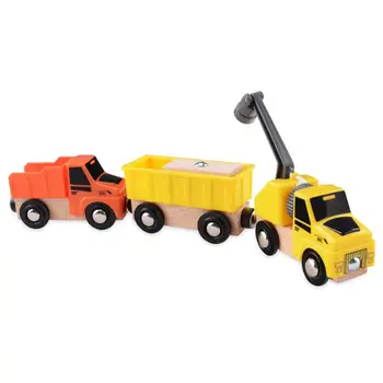 Wooden Train Toy Magnetic Construction Vehicle Toy Wooden Play Set Compatible With Most Wooden Tracks For Kids Children
Wooden Train Toy Magnetic Construction Vehicle Toy Wooden Play Set Compatible With Most Wooden Tracks For Kids Children