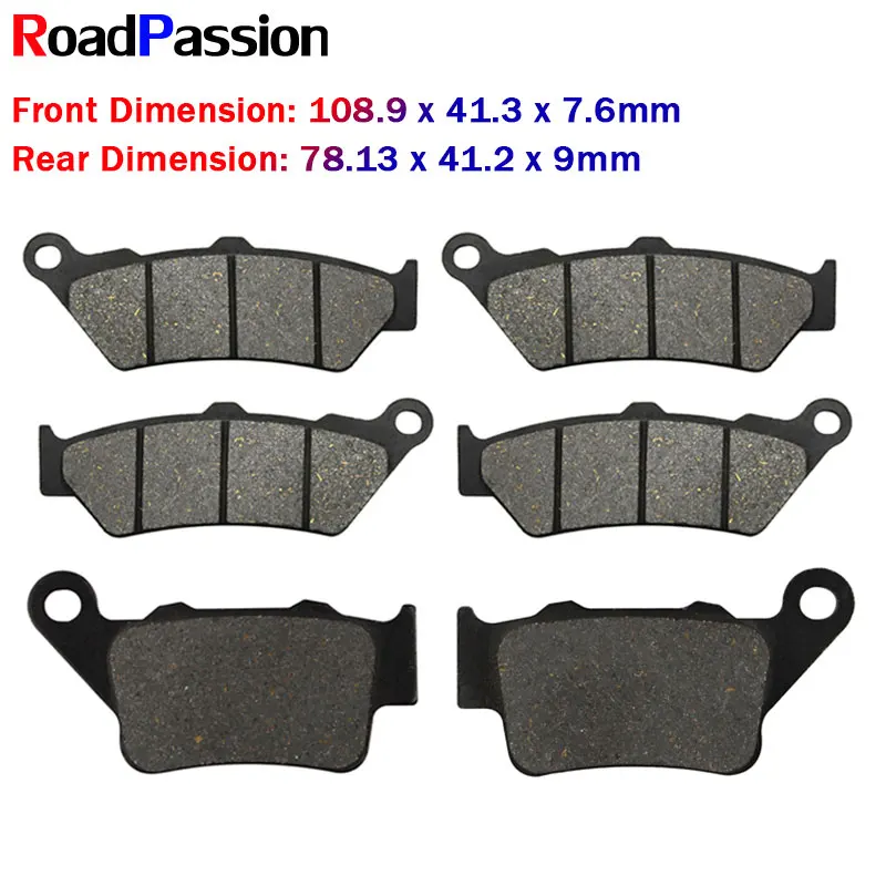 

Motorcycle Front Rear Brake Pads Disks For BMW C1 125 200 G650X F700GS F750GS F800GS F850GS F650CS F650GS F650ST G650GS F650ST