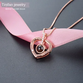 Pendant S925 Sterling Silver Jewelry 100 Languages Necklace Female
Pendant S925 Sterling Silver Jewelry 100 Languages Necklace Female