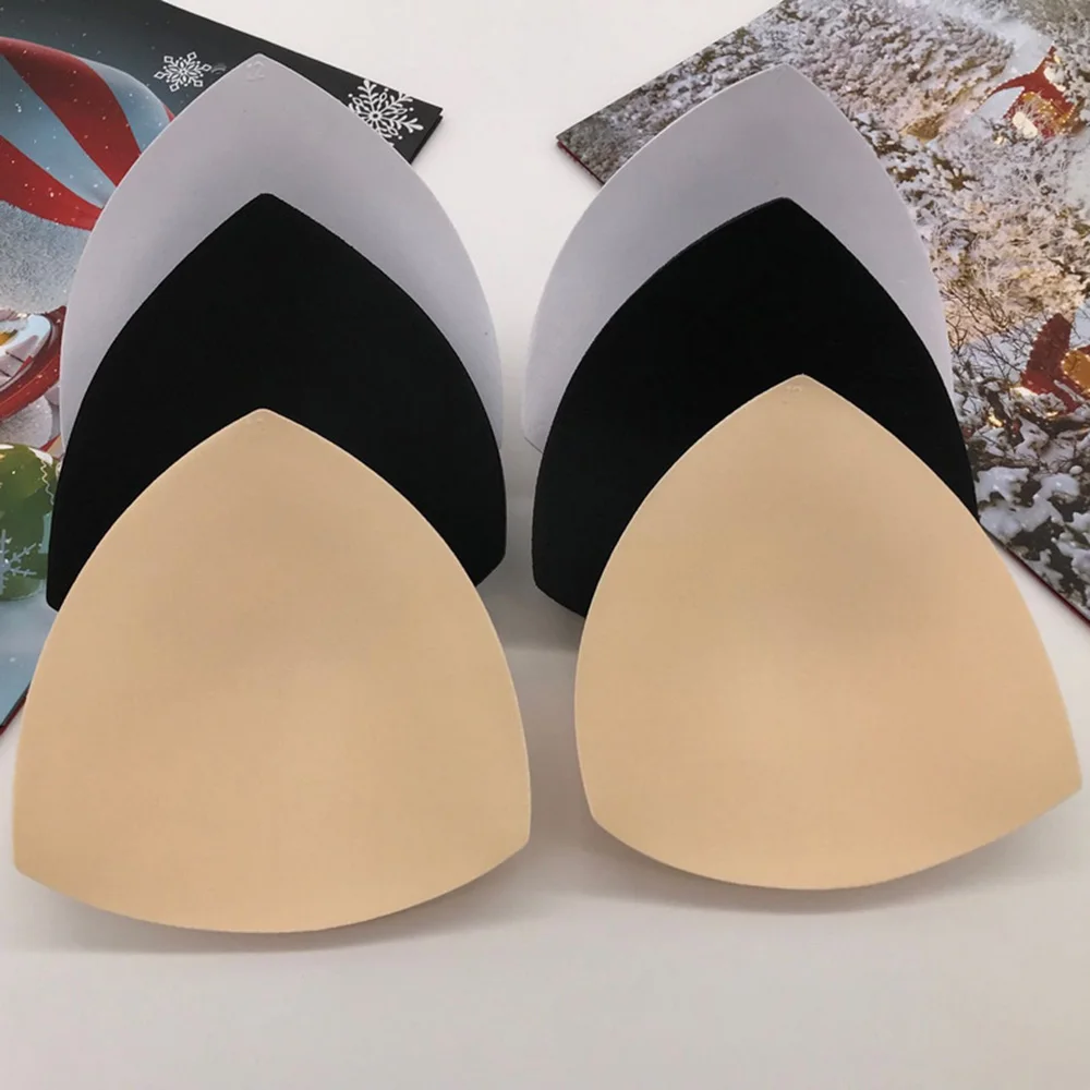 1 Pair Woman Triangle Bra Pad Insert Removable Soft Cup Foam Bikini Chest Push Up Pads Sport Underwear Accessories
1 Pair Woman Triangle Bra Pad Insert Removable Soft Cup Foam Bikini Chest Push Up Pads Sport Underwear Accessories