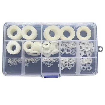 Nylon Flat Washers, Washers Plastic Gaskets,Washer Gasket for Screws(245Pcs,White)
Nylon Flat Washers, Washers Plastic Gaskets,Washer Gasket for Screws(245Pcs,White)