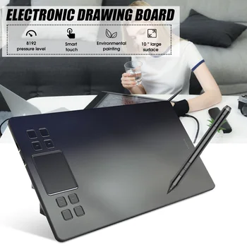A50 Digital Tablets Drawing Tablet With 8192 Levels Battery-free Passive Pen Support Windows XP/Vista/7/8/8.1/10 and-Mac OS
A50 Digital Tablets Drawing Tablet With 8192 Levels Battery-free Passive Pen Support Windows XP/Vista/7/8/8.1/10 and-Mac OS
