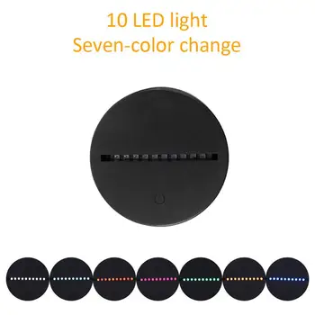 Portable ABS Remote Control Touch Sensor Switch Multicolor 3D LED Light Night Lamp Base Table Decor Holder night Light
Portable ABS Remote Control Touch Sensor Switch Multicolor 3D LED Light Night Lamp Base Table Decor Holder night Light