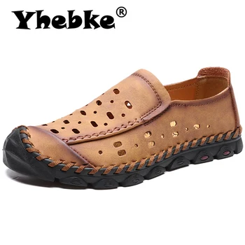 Yhebke Men Shoes Sneakers Breathable LoafersMale Shoes Adult Footwear Casual Sneakers Leather Handmade Man's Shoes hole shoes
Yhebke Men Shoes Sneakers Breathable LoafersMale Shoes Adult Footwear Casual Sneakers Leather Handmade Man's Shoes hole shoes