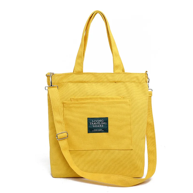 Ougger Large Handbag Woman Shoulder Bags Summer Yellow Canvas Casual Preppy Style Letter Bags with Zipper for School
Ougger Large Handbag Woman Shoulder Bags Summer Yellow Canvas Casual Preppy Style Letter Bags with Zipper for School