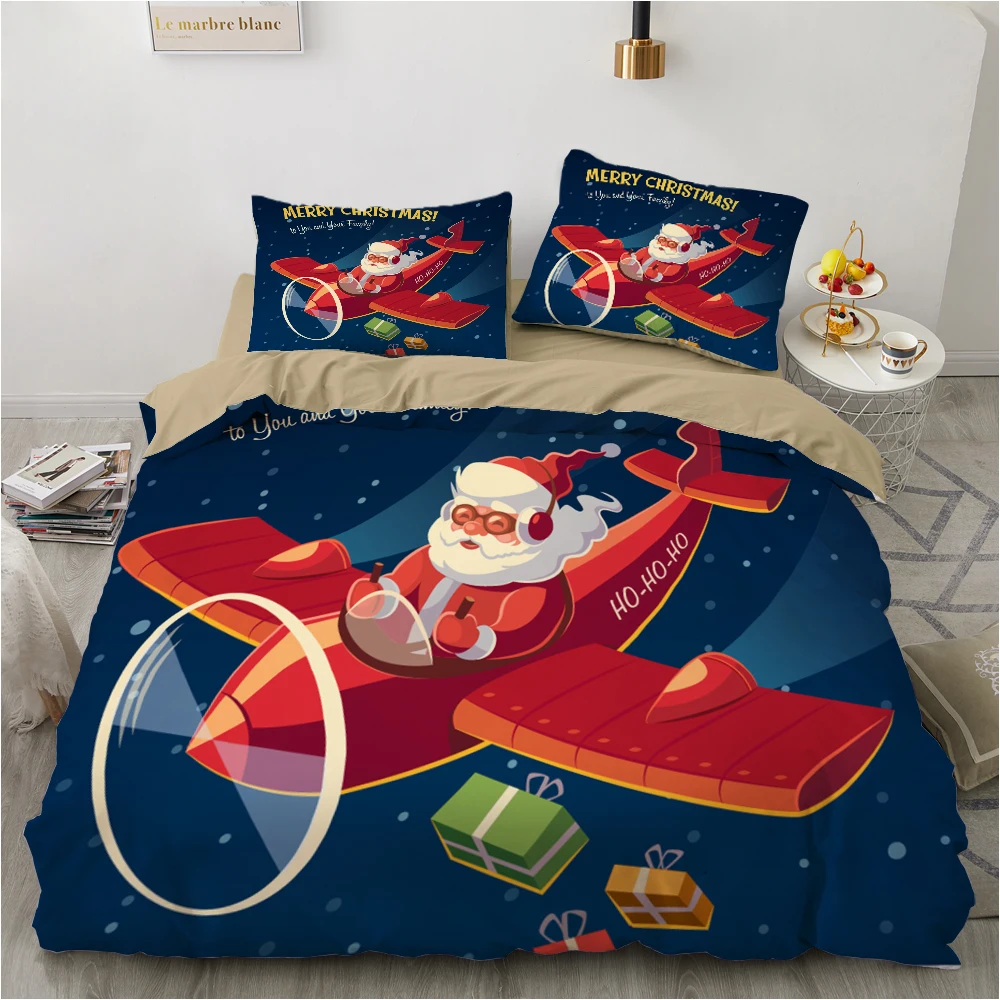 cartoon Bedding Set for kids baby Bed linen set for home duvet cover flat sheet family sets Euro 150*200 Christmas santa claus
cartoon Bedding Set for kids baby Bed linen set for home duvet cover flat sheet family sets Euro 150*200 Christmas santa claus