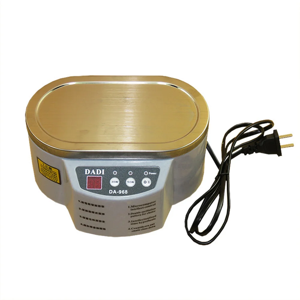 Multi-purpose Ultrasonic Cleaner 40KHz DA-968 For Cleaning Jewelry Glasses Circuit Board 30W /50W Bath Cleaning Machine
Multi-purpose Ultrasonic Cleaner 40KHz DA-968 For Cleaning Jewelry Glasses Circuit Board 30W /50W Bath Cleaning Machine
