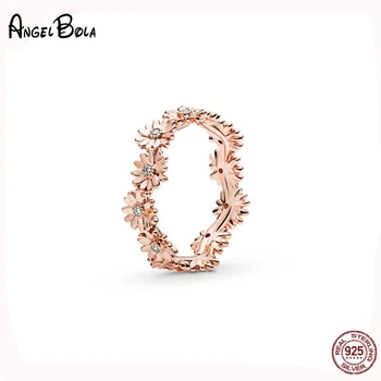 2020 New Spring Garden Rose Gold Shiny Daisy Original Ring Fine Jewelry Women 925 Sterling Silver Pave CZ Flower Rings 
2020 New Spring Garden Rose Gold Shiny Daisy Original Ring Fine Jewelry Women 925 Sterling Silver Pave CZ Flower Rings