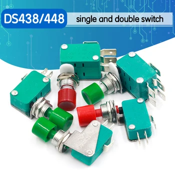 AC 125V/250V 16A SPDT NO NC Momentary Red Cap Push Button Micro Switch DS438
AC 125V/250V 16A SPDT NO NC Momentary Red Cap Push Button Micro Switch DS438