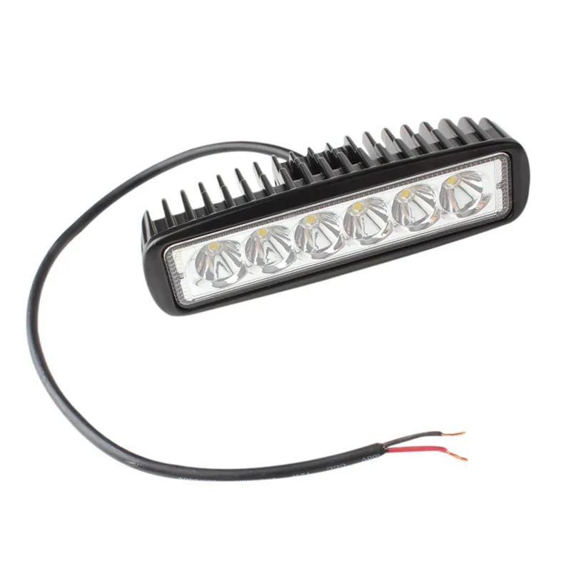 Car LED Work Light Flat Shape 6LED 18W Daytime Running Light Auxiliary Light Off-road Vehicle Modified Light Led Light Bar
Car LED Work Light Flat Shape 6LED 18W Daytime Running Light Auxiliary Light Off-road Vehicle Modified Light Led Light Bar