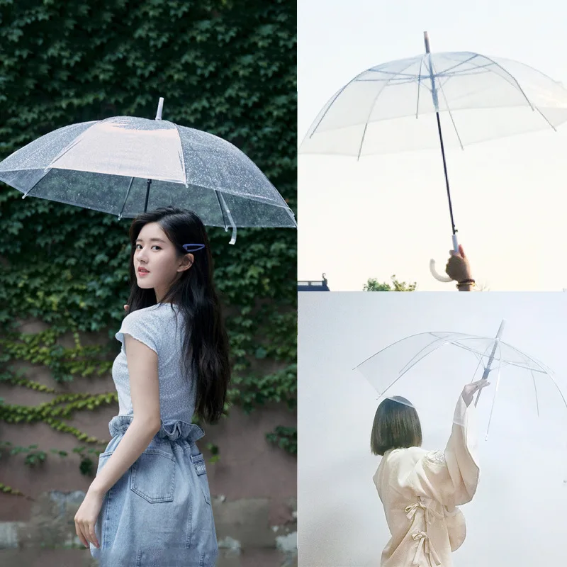 In Style Transparent Umbrella Long Handle 8k/16k Ribs Environmental Protection Clear Rain Parasol Japanese Umbrellat Umbrella
In Style Transparent Umbrella Long Handle 8k/16k Ribs Environmental Protection Clear Rain Parasol Japanese Umbrellat Umbrella