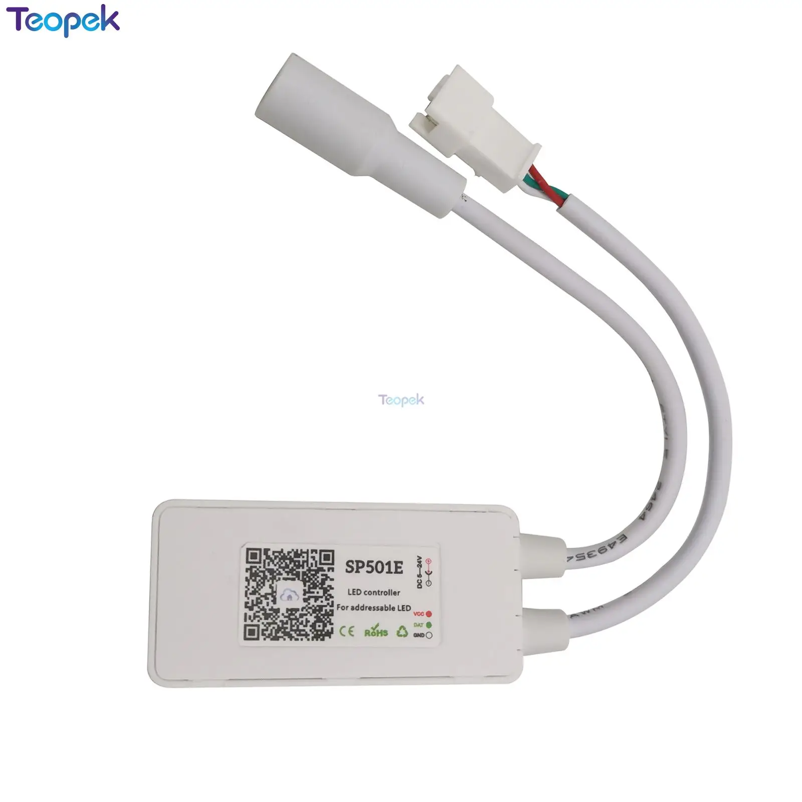 SP501E Wifi SPI LED Controller Light WS2812B WS2811 Addressable RGB Strip Amazon Alexa Smart Voice APP Control DC5-24V
SP501E Wifi SPI LED Controller Light WS2812B WS2811 Addressable RGB Strip Amazon Alexa Smart Voice APP Control DC5-24V