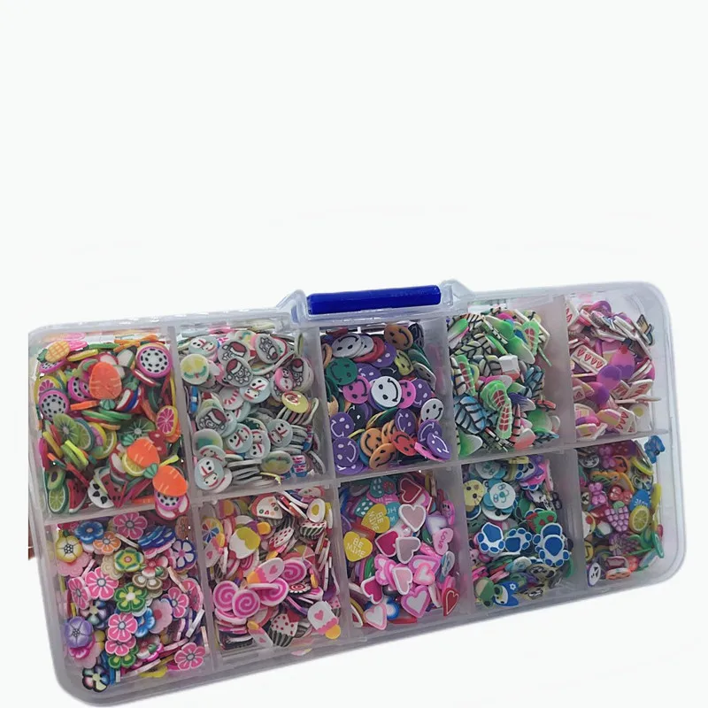 10Grids/Box wheel Polymer Clay Fruits shaped Feather Slices 3D Clay Canes Nail Tips Stickers Soft Ceramic Tiny Cute Nails arts
10Grids/Box wheel Polymer Clay Fruits shaped Feather Slices 3D Clay Canes Nail Tips Stickers Soft Ceramic Tiny Cute Nails arts