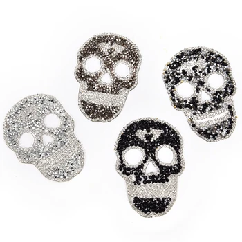 1PCS Fun Rhinestones Skull Embroidered Patch Iron on Sewing Crystal Applique For Clothing Decorations Skull Skeleton Head
1PCS Fun Rhinestones Skull Embroidered Patch Iron on Sewing Crystal Applique For Clothing Decorations Skull Skeleton Head
