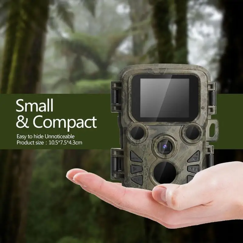 Mini300 1080p Hunting Camera Wildlife Recorder Snap Shot Night Vision IP66 Waterproof Trigger Time Low Glow Infrared
Mini300 1080p Hunting Camera Wildlife Recorder Snap Shot Night Vision IP66 Waterproof Trigger Time Low Glow Infrared