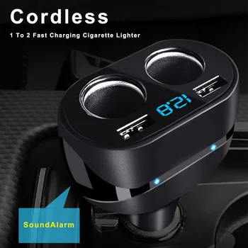 DC 12-24V QC 3.0USB Car Charger Car Cigarette Lighter Socket Splitter Plug Dual USB Adapter with Low Voltage Detection function
DC 12-24V QC 3.0USB Car Charger Car Cigarette Lighter Socket Splitter Plug Dual USB Adapter with Low Voltage Detection function