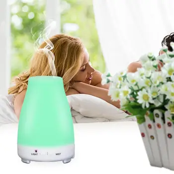 200ML Electric Aroma Diffuser Ultrasonic Air Humidifier Essential Oil Diffuser Aromatherapy 7 Color Night Light For Home Office
200ML Electric Aroma Diffuser Ultrasonic Air Humidifier Essential Oil Diffuser Aromatherapy 7 Color Night Light For Home Office