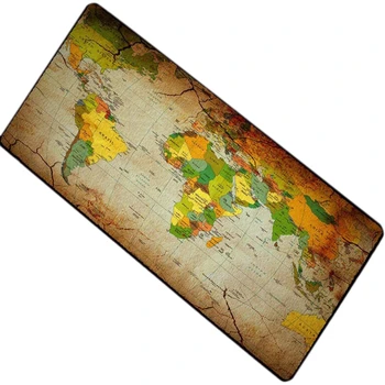 Game Mouse Pad Old World Map Large Keyboard Pad Laptop Desk Mat Brown Rubber + Cloth 90x40x0.2Cm 
Game Mouse Pad Old World Map Large Keyboard Pad Laptop Desk Mat Brown Rubber + Cloth 90x40x0.2Cm
