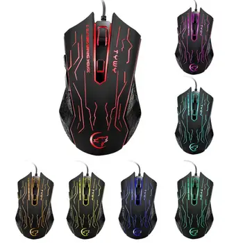 Wired Computer Gaming Mouse 1800 DPI Backlit Ergonomic Design Macro Program Mice For Laptop Desktop Gamer Computer Mice
Wired Computer Gaming Mouse 1800 DPI Backlit Ergonomic Design Macro Program Mice For Laptop Desktop Gamer Computer Mice