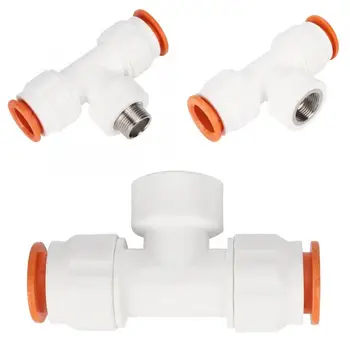 G3/4in Female/Male Thread PPR Plastic Water Pipe Fitting Tee Connector Accessories for PPR PE PVC and Other Water Pipes 
G3/4in Female/Male Thread PPR Plastic Water Pipe Fitting Tee Connector Accessories for PPR PE PVC and Other Water Pipes