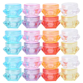 5ml Cosmetic Sample Empty Pots Jars with Lids Clear Diamond-Shape Travel Makeup Cream Lotion Eye Shadow Powder Containers Jars
5ml Cosmetic Sample Empty Pots Jars with Lids Clear Diamond-Shape Travel Makeup Cream Lotion Eye Shadow Powder Containers Jars