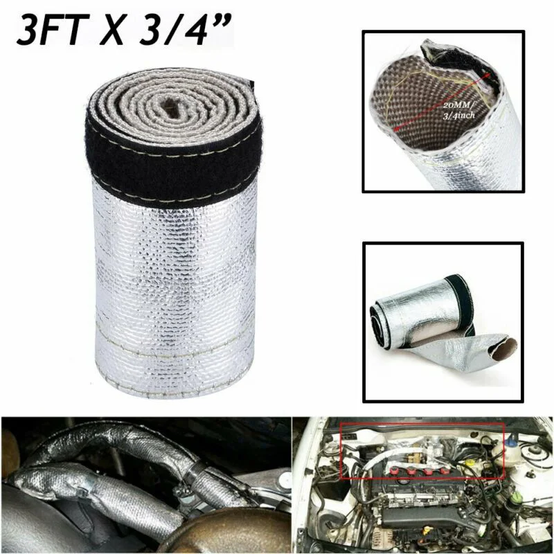 Car Metallic Heat Shield Sleeve Protector Decals Strip Trim Insulation Spark Plug Wire Interior Accessories Wrap
Car Metallic Heat Shield Sleeve Protector Decals Strip Trim Insulation Spark Plug Wire Interior Accessories Wrap