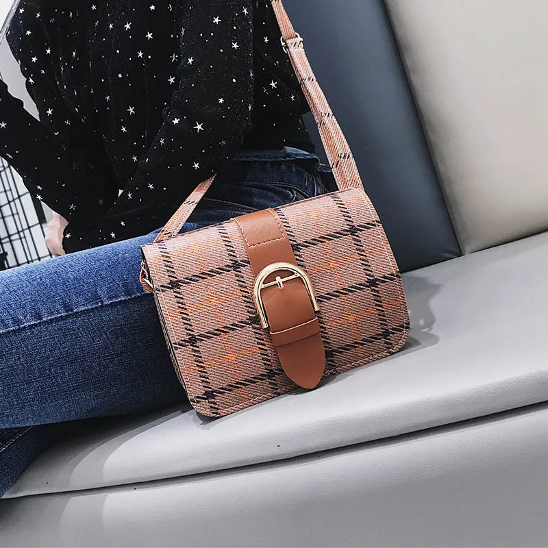 Plaid Pliers Bag Women's 2019 New Style Korean-style Simple Versatile Vintage Woolen Cloth Hand Bag Crossbody Bag
Plaid Pliers Bag Women's 2019 New Style Korean-style Simple Versatile Vintage Woolen Cloth Hand Bag Crossbody Bag