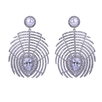 XIUMEIYIZU Luxury Zirconia Exaggeration Earrings Rhodium Plating Wedding Jewelry Women Engaged Drop Earring Anniversary Gift
XIUMEIYIZU Luxury Zirconia Exaggeration Earrings Rhodium Plating Wedding Jewelry Women Engaged Drop Earring Anniversary Gift