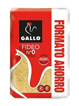 Gallo Pasta Fideo 0 - 750 gr
Gallo Pasta Fideo 0 - 750 gr