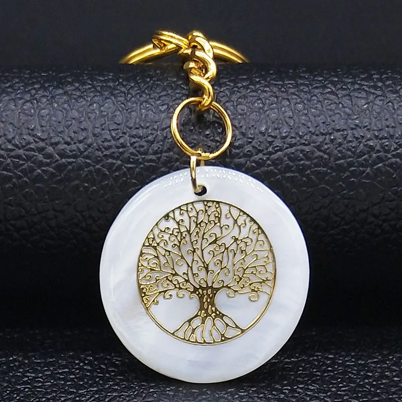 2019 Fashion Tree of Life Stainless Steel Shell Purse Charms for Men Gold Color Keyring Jewelry llaveros para hombre K77693B
2019 Fashion Tree of Life Stainless Steel Shell Purse Charms for Men Gold Color Keyring Jewelry llaveros para hombre K77693B