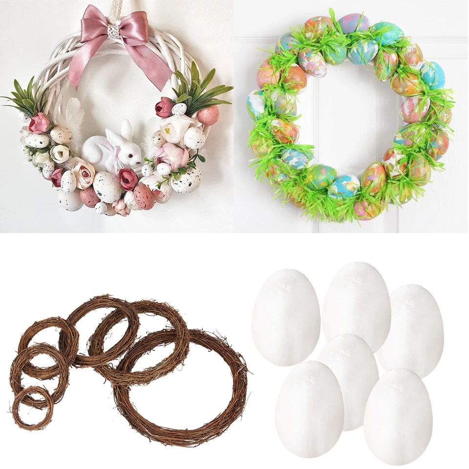 50pcs/set 35mm 60mm Easter Decoration Eggs DIY Styrofoam Easter Egg Foam Crafts For Easter Party Decoration For Home 
50pcs/set 35mm 60mm Easter Decoration Eggs DIY Styrofoam Easter Egg Foam Crafts For Easter Party Decoration For Home