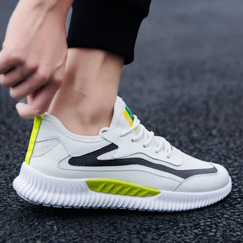 Men's Breathable Comfortable Fashion Flat Sneakers Trend Non-slip Lace Up Joker simple Outdoor Sports Shoes Zapatos Hombre
Men's Breathable Comfortable Fashion Flat Sneakers Trend Non-slip Lace Up Joker simple Outdoor Sports Shoes Zapatos Hombre