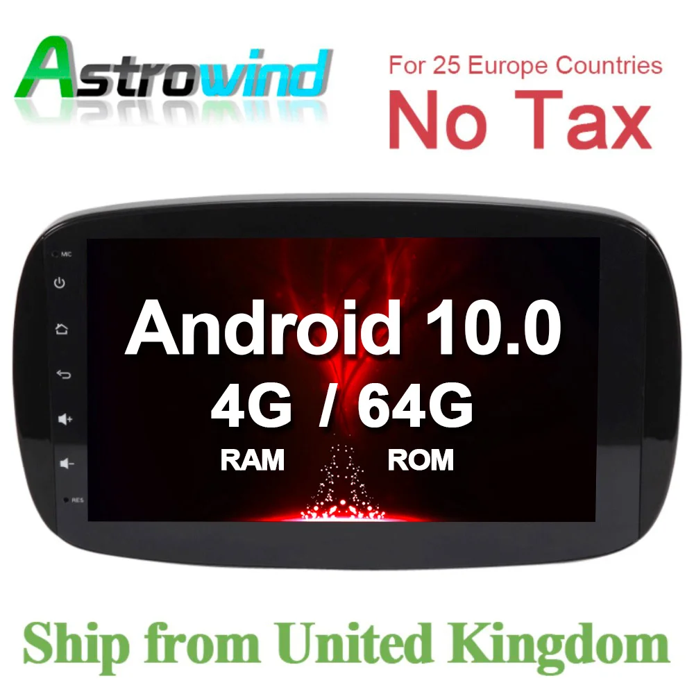 8 ядерный 4G RAM Android 10 0 Автомобильная навигационная система GPS Stereo Media Auto Radio Audio для
