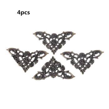 4Pcs Vintage Metal Book Corner Protector Box Book Scrapbook Album Corner Decorative Protector Cover
4Pcs Vintage Metal Book Corner Protector Box Book Scrapbook Album Corner Decorative Protector Cover