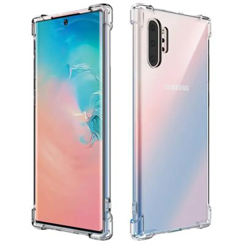 Suitable for Samsung note10 mobile phone shell transparent note10pro four corners anti-fall TPU protective sleeve s10 plus
Suitable for Samsung note10 mobile phone shell transparent note10pro four corners anti-fall TPU protective sleeve s10 plus