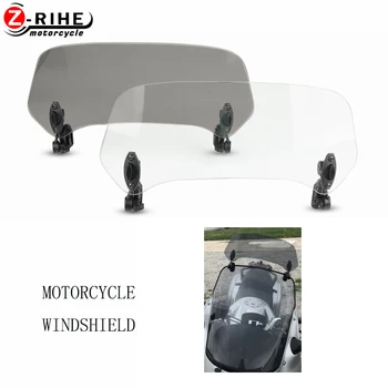 

Motorcycle accessories Risen Adjustable Windscreen Windshield Extend Air Deflector for Kawasaki BMW honda Benelli KTM Triumph