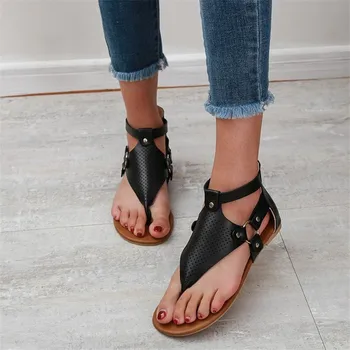Summer Clip-Toe Leather Sandals Beach Solid color Shoes Plus Size Andals Flat Anti-slip Shoes Casual Flip Flop Beach Sandals 
Summer Clip-Toe Leather Sandals Beach Solid color Shoes Plus Size Andals Flat Anti-slip Shoes Casual Flip Flop Beach Sandals