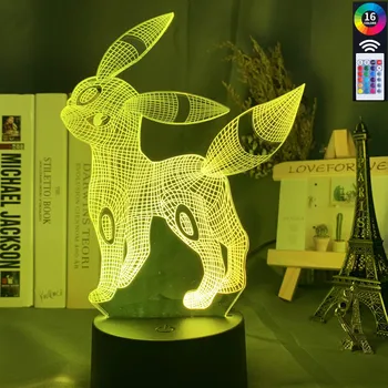 Child Led 3d Night Light Umbreon Pokemon Go Nightlight for Kids Bedroom Decoration Usb Battery Powered Bedside Table Lamp 3d 
Child Led 3d Night Light Umbreon Pokemon Go Nightlight for Kids Bedroom Decoration Usb Battery Powered Bedside Table Lamp 3d