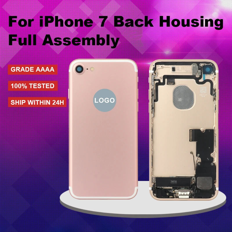 100% Tested Full Set Housing Assembly for iPhone 7 Back Cover Battery Door Middle Frame with Flex Cable Chassis Buttons
100% Tested Full Set Housing Assembly for iPhone 7 Back Cover Battery Door Middle Frame with Flex Cable Chassis Buttons