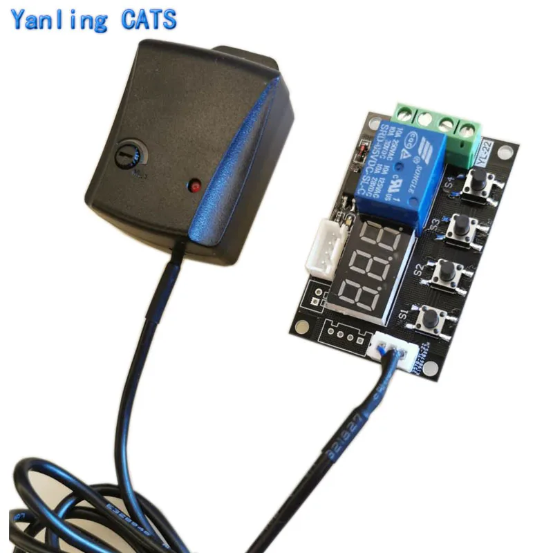 7V-12V Vibration trigger relay delay module high sensitivity shock detection Timer control Adjustable 0-999S
7V-12V Vibration trigger relay delay module high sensitivity shock detection Timer control Adjustable 0-999S