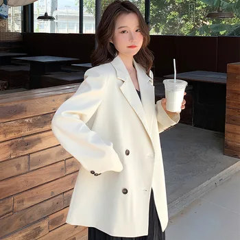 White Suit Jacket Women 2020 Spring and Autumn New Style Korean-style Loose Online Celebrity Elegant Casual Tops Drape Suit
White Suit Jacket Women 2020 Spring and Autumn New Style Korean-style Loose Online Celebrity Elegant Casual Tops Drape Suit