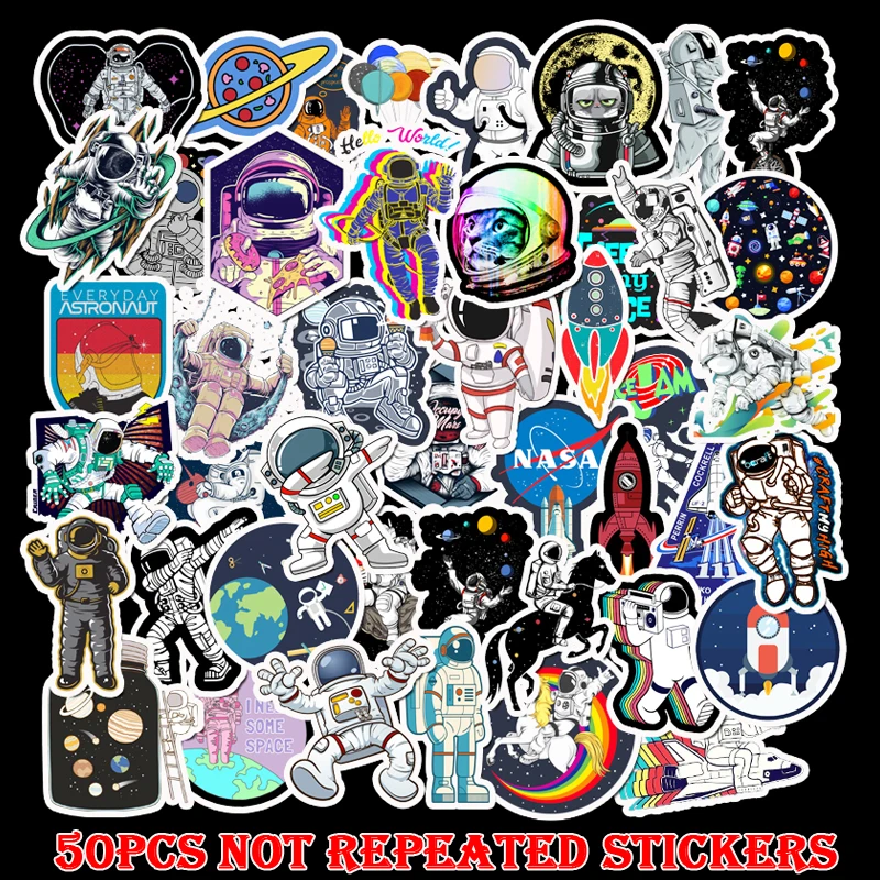 50 PCS Outer Space Sticker UFO Alien Astronaut Rocket Cartoon Stickers Gifts Toys for Children DIY Skateboard Laptop Car Phone
50 PCS Outer Space Sticker UFO Alien Astronaut Rocket Cartoon Stickers Gifts Toys for Children DIY Skateboard Laptop Car Phone