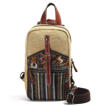 Personality Men and Women Direction Cloth Bag Personality National Style Element Canvas Chest Bag Retro Shoulder Bag
Personality Men and Women Direction Cloth Bag Personality National Style Element Canvas Chest Bag Retro Shoulder Bag