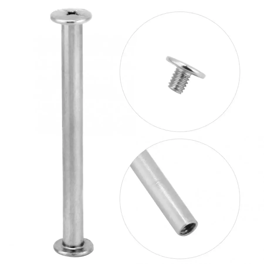 10Pcs Countersunk Rivets M5*50/55/60 Nickle Plated Snap Rivet Book Butt Photo Album Binding Screw Aluminium Rivets
10Pcs Countersunk Rivets M5*50/55/60 Nickle Plated Snap Rivet Book Butt Photo Album Binding Screw Aluminium Rivets